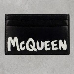 Alexander McQueen Black and White Card Holder